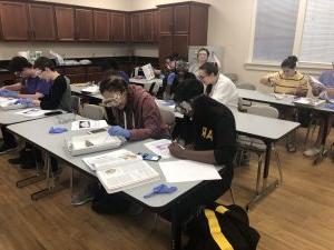 Students in the Psychology Wet Lab