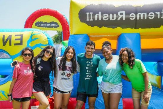 Upward Bound students enjoy an event on the University of Montevallo campus.